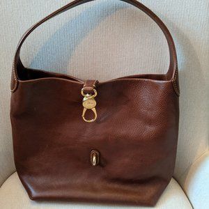 Dooney & Bourke Brown Leather Shoulder Bag